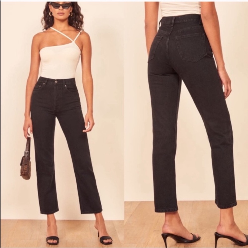 Reformation Cynthia High Relaxed Jean Euphrates Size 26